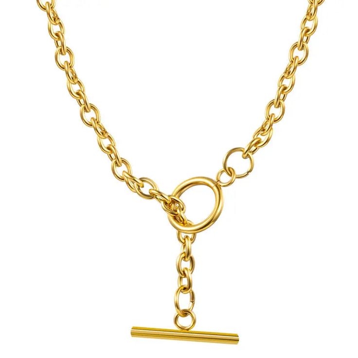 Stainless Steel Vacuum Gold OT Chain Necklace Geometry Overview: Discover the perfect blend of modern elegance and timeless style with our Stainless Steel Vacuum Gold OT Chain Necklace Geometry. Designed with 100% new, high-quality materials, this necklace is a must-have for fashion-forward women and men who appreciate a piece that complements any outfit. Specifications: Material: Premium Stainless Steel Treatment Process: Electroplating for a pristine finish Type: Necklace Style: Unisex Modelin Pins Earrings, Hot Jewelry, Hair Jewelry Wedding, Fashion Jewelry Sets, Necklace Pendants, 925 Silver Jewelry, Fine Earrings, Coin Pendant, Design Jewelry