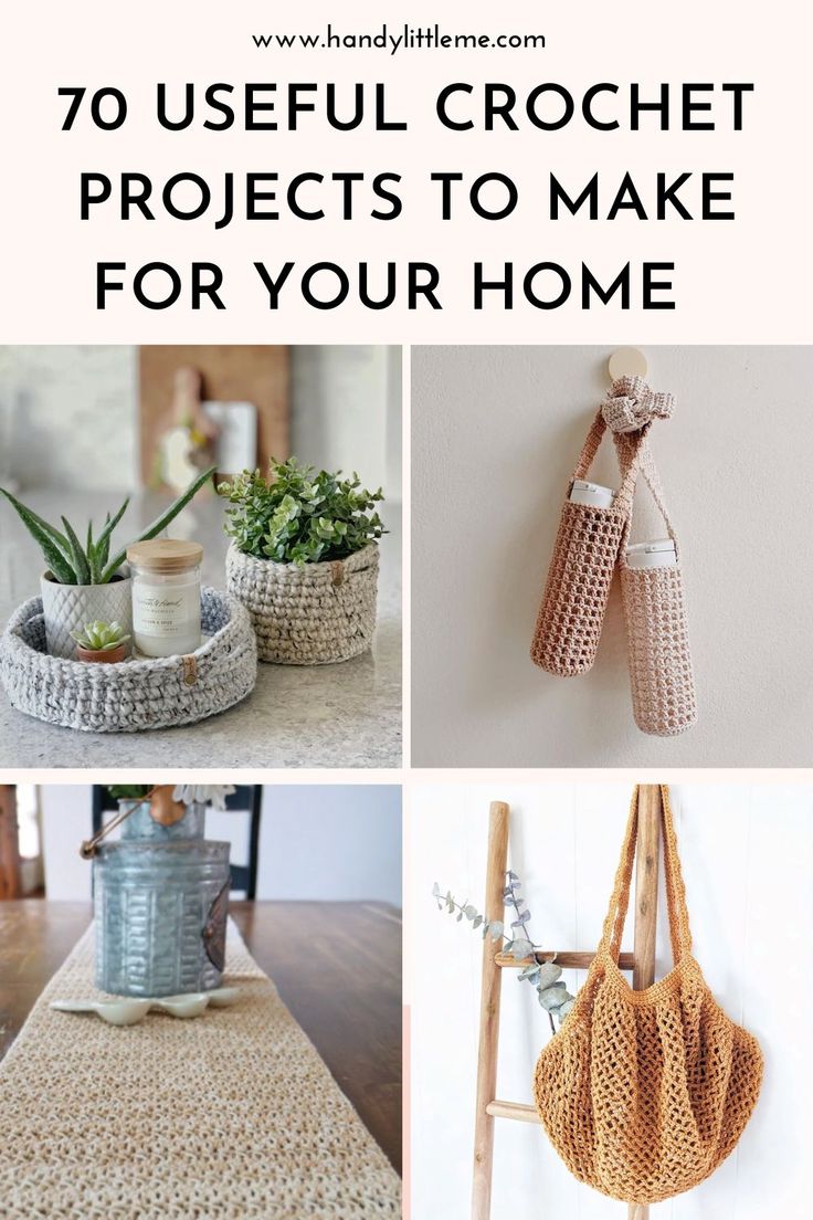 crochet projects to make for your home