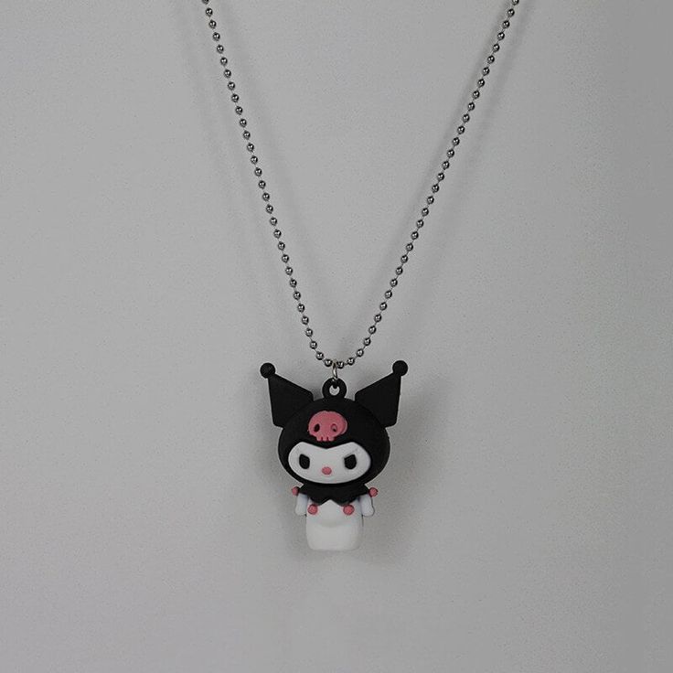 Material: Silicone rubber Color: Kuromi, Melody, Cinnamoroll, Hello Kitty, Penguin, Frog, Size: Pendant: 3*5cm Thickness: 2cm Chain length: 60cm Kromium Hello Kitty, Kuromi Merchandise, Kuromi Ropa, Hello Kitty Penguin, Kuromi Merch, Kuromi Items, Kuromi Jewelry, Kuromi Accessories, Kuromi Necklace