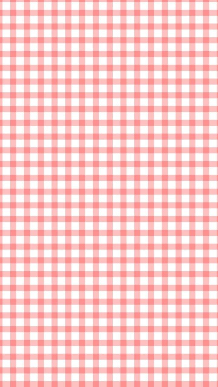 a pink and white gingham checkered fabric