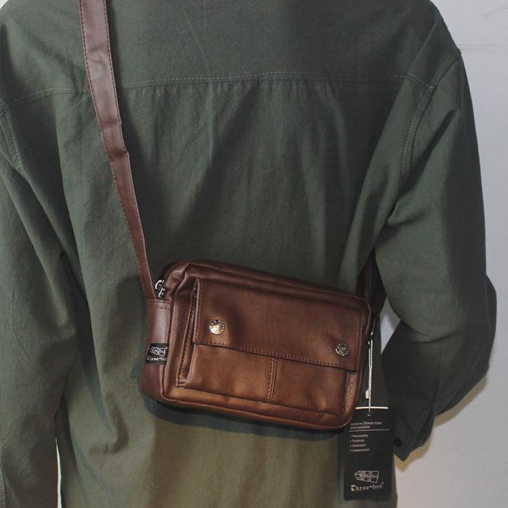 Soft Leather Messenger Bag - Shop at The Korean Fashion