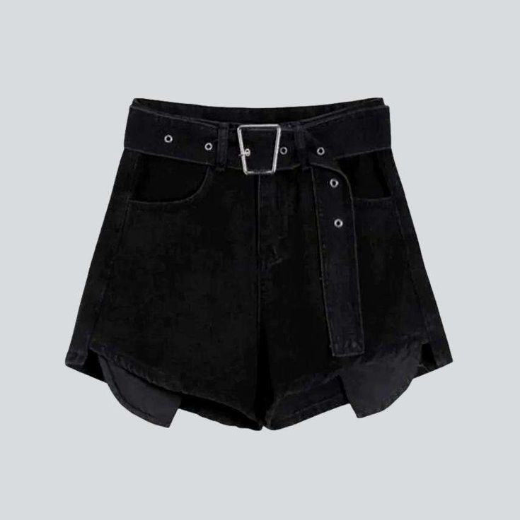 Bring out the urbane-inspired look of your summer wardrobe with our 2023 Summer Collection Inside Out Pocket Denim Shorts! With a high-waisted silhouette. wide-leg cut. and rock-washed finish. it's the perfect combination of couture trend and vintage charm. Plus. the front zipper and button closure ensures a snug. secure shape.Make a Statement Street Style: Show off your laid-back-inspired mode with these chic denim shorts. perfect for any season. Wide-Leg Cut: Flaunt a high-waisted silhouette. Trendy Cotton Jeans With Built-in Shorts, Trendy Bottoms With Built-in Shorts, High Waist Jean Shorts For Streetwear With Belt Loops, High-waisted Jean Shorts For Streetwear, Trendy Wide Leg Summer Jeans, High Waist Jean Shorts For Streetwear, Relaxed Fit Wide Leg Jeans With Built-in Shorts, High Rise Jean Shorts With Belt Loops For Streetwear, High Waist Shorts With Belt Loops For Streetwear