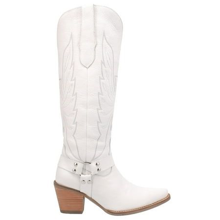 Looking for a unique Cowboy boot that will catch peoples attention? These Cowboy Boots have it all! With a dual tab for an easy on and off and a hinged cushion insole, you'll always stay comfortable! Size: 9.5M.  Color: White.  Gender: female.  Age Group: adult. Heavens To Betsy, Knee High Platform Boots, Platform Boots Women, Boots Knee High, Boots Knee, Cowboy Boot, Winter Shoes, Mid Heel, White Casual