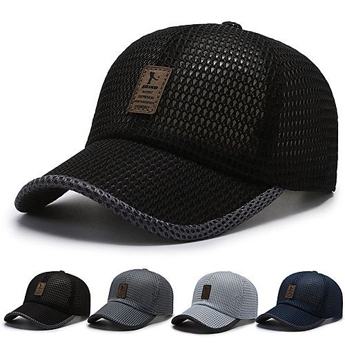 Category:Hats; Season:Spring,Fall,Summer; Gender:Men's; Style:Simple,Outdoor; Hats Category:Baseball Cap; Occasion:Outdoor,Dailywear; Material:synthetic fibre; Color:Dark Gray,Black,Light Gray; Function:Breathable,Sports,Windproof,Ultraviolet Resistant; Pattern:Letter; Design:Mesh; Front page:FF; Listing Date:11/05/2021; Head Circumference:56-60 Cowboy Men, Work Belt, Men's Baseball Cap, Tactical Belt, Sun Protection Hat, Mesh Hat, Birthday Outfits, Casual Cap, Baseball Caps Mens