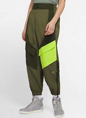 Nike Plus Size 2X $150 Air Jordan Women's Utility Cargo Pants LIMITED  | eBay Sporty Spring Pants With Patch Pockets, Nike Trousers With Pockets, Nike Urban Pants With Pockets, Nike Utility Pants With Side Pockets, Nike Casual Straight Leg Cargo Pants, Urban Nike Pants With Pockets, Green Cargo Sports Bottoms, Green Cargo Sport Bottoms, Green Cargo Bottoms For Sports