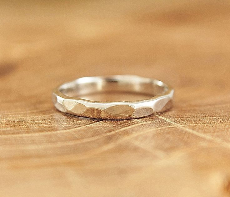 Silver Hammered Ring, Plain Ring, Hammered Jewelry, Hammered Silver Ring, Antique Engagement Ring, Hammered Ring, Fine Silver Jewelry, Hammered Rings, Sterling Silver Rings Bands