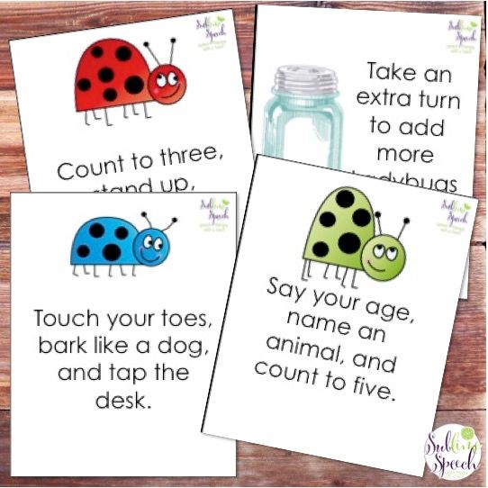 four printable cards with ladybugs on them and the words, take an extra turn to add more