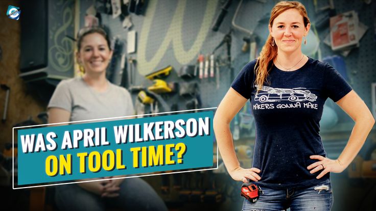 two women standing next to each other with the words, was april wilkerson on tool time?