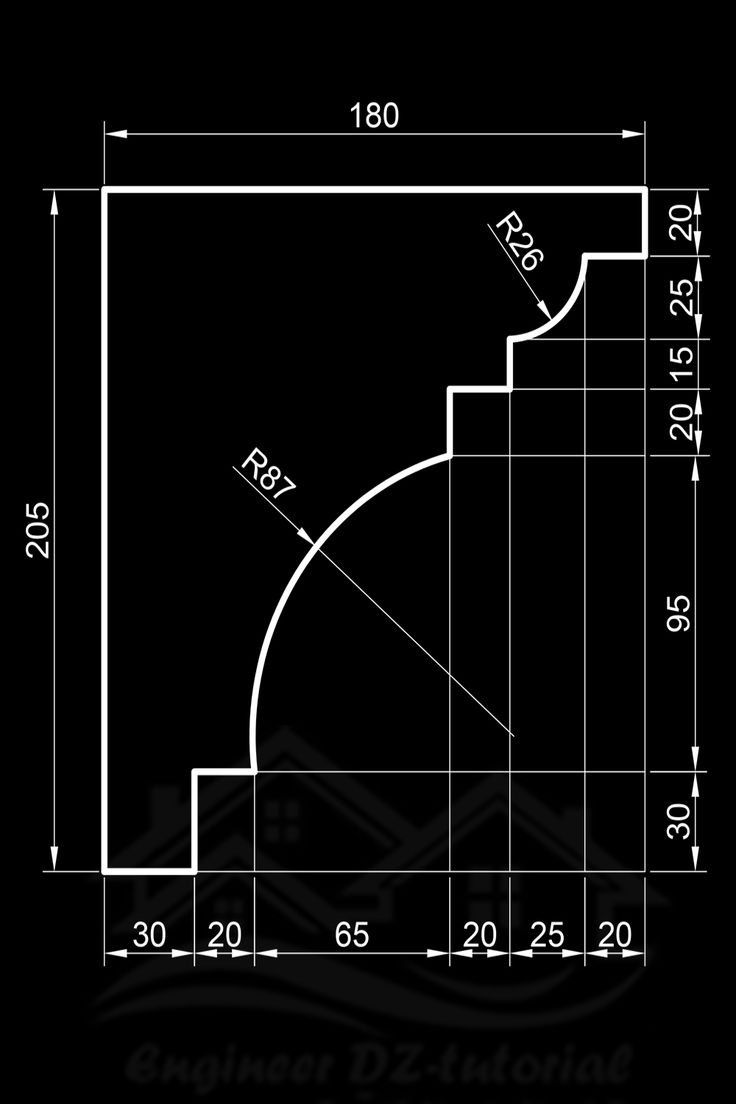 an image of a black and white drawing with measurements for the area in front of it