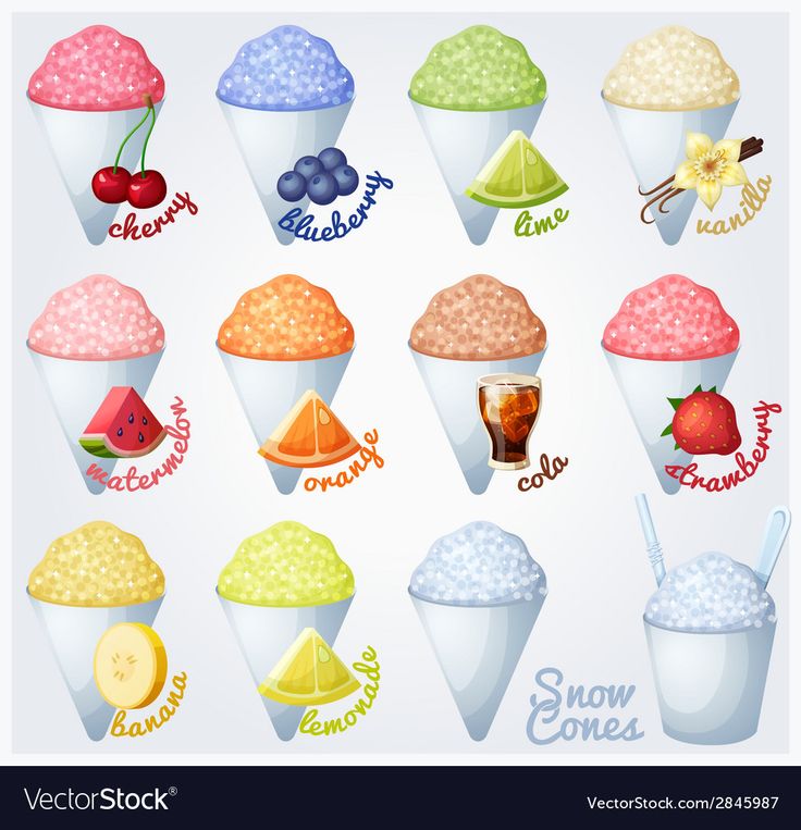 an image of ice cream cones with different toppings