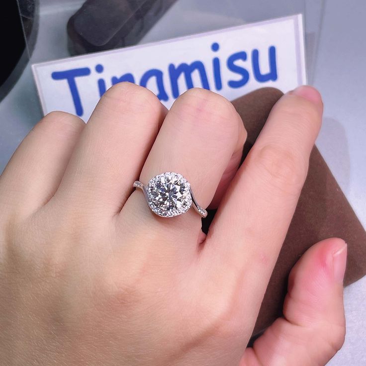 "❤ Moissanite Ring Information ❀ Moissanite Size and Weight: 6.5 mm, 1.0 ct. ❀ Moissanite Size and Weight: 8.0 mm, 2.0 ct. ❀ Moissanite Size and Weight: 9.0 mm, 3.0 ct. ❀ Moissanite Clarity: VVS1. ❀ Moissanite Shape: Brilliant Round Cut. ❀ Moissanite Color: D Colorless. ❀ Moissanite Make: Great Quality. ❀ Moissanite Ring Setting: Prongs Setting. ❤ Customize Making Ring Ring size from US #3 to US #16. Accept customize in solid 9K / 14K / 18K yellow gold, white gold and rose gold. Customize Engrav Diamond Ring With Center Stone For Proposal, Moissanite Solitaire Halo Ring In Fine Jewelry Style, Open Ring Diamond Ring With Center Stone For Proposal, Open Diamond Ring With Center Stone For Proposal, Silver Moissanite Ring For Proposal, Diamond Open Ring With Center Stone For Proposal, Brilliant Cut Diamond Proposal Ring With Open Design, Silver Moissanite Wedding Proposal Ring, Moissanite Ring With Prong Setting For Proposal