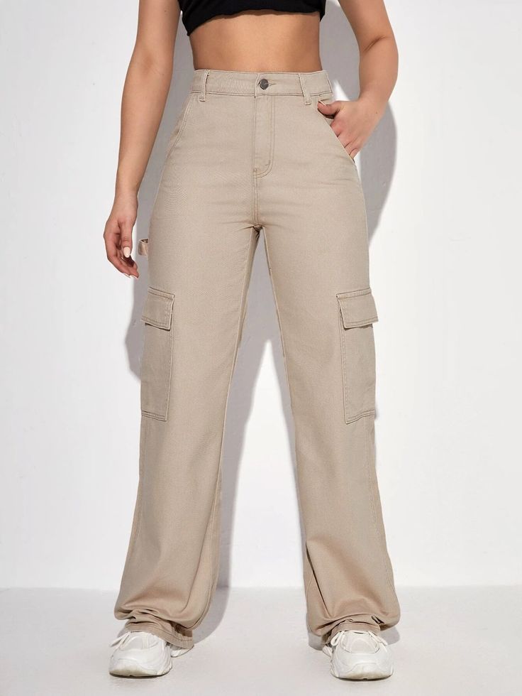 Introducing our Classic Fit Zippered Denim Cargo Pants, the perfect combination of timeless style and practicality. Crafted with meticulous attention to detail, these pants offer a versatile and functional wardrobe staple for those who appreciate both fashion and functionality. Designed with a classic fit, these denim cargo pants provide a flattering silhouette that suits any body type. Specifications: Details: Button, Pocket, Zipper Waist Line: High Waist Length: Long Fit Type: Loose Fabric: No Spring Full Length Cargo Pants With Five Pockets, Cotton Cargo Style Jeans, Full Length Cotton Cargo Jeans, Cotton Full Length Cargo Jeans, Full-length Cotton Cargo Jeans, Full Length Cargo Jeans For Workwear In Spring, Full-length Cargo Jeans For Spring Workwear, Spring Workwear Full-length Cargo Jeans, Fitted Mid-rise Cargo Jeans With Patch Pockets