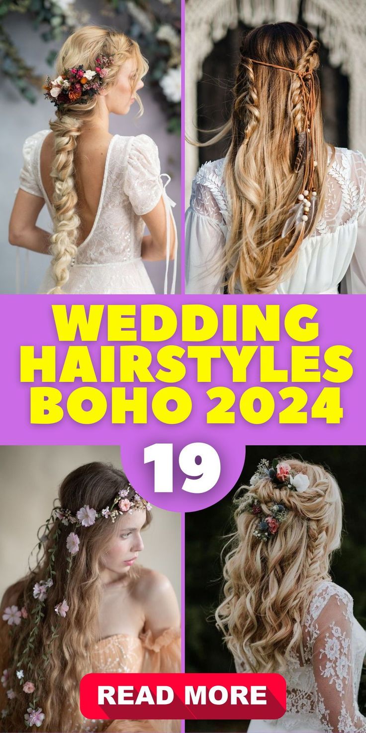 wedding hairstyles boho2004 - 19 read more on the image below