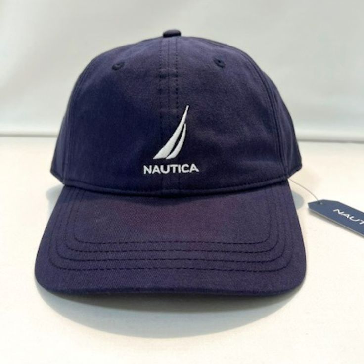 Brand New With Tag "Nautica" Adjustable J-Class Ball Cap (01422-Nvyd) Navy Blue With White Sailboat Logo One Size 100 % Cotton Six Panel Construction Classic Fit Adjustable Slide Tab Made In China Hand Wash * Bundle 2 Or More Items And Receive 10% Off Your Order And Combined Shipping * Casual Navy Baseball Cap For The Beach, Casual Navy Baseball Cap For Beach, Navy Casual Hat For Outdoor Activities, Casual Navy Hat For Outdoor Activities, Classic Blue Baseball Cap For Outdoor, Navy Casual Baseball Cap For Outdoor Activities, Navy Casual Baseball Cap For Outdoor, Navy Cotton Sporty Hat, Classic Blue Outdoor Baseball Cap