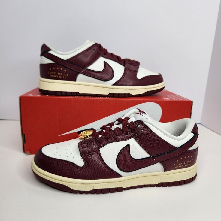 Nike Dunk Low Se Size 6 Women Sail/Team Red-Black-Muslim Sku: Dv1160-101 100% Authentic Brand New With Box (Box Has No Lid) Any Questions? Make Sure To Ask Price Firm Sporty Burgundy Low-top Sneakers, Burgundy Low-top Sneakers With Boost Midsole, Sporty Burgundy Sneakers With Boost Midsole, Burgundy Low-top Sports Sneakers, Burgundy Low-top Sneakers For Sports, Burgundy Low-top Sneakers With Rubber Sole, Burgundy Low-top Sneakers, Burgundy Sneakers With Cushioned Footbed For Streetwear, Burgundy Cushioned Sneakers For Streetwear