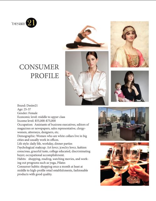 a brochure with pictures of people and wine glasses on it, including the words consumer profile