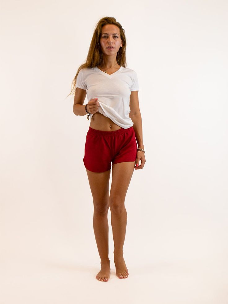 Hemp and Organic Cotton Jersey Shorts - Casual/Running Shorts Our women's hemp and organic cotton jersey casual running shorts with elastic waistband are great for workout, running, casual wear, or PJ bottoms. Pre-washed hemp jersey fabric 2 1/2" inseam in all colors, 5" inseam is also available in black Elastic waistband Merrow sewing finish at bottom 225 GSM thickness Great for workout, running, casual wear or PJ bottoms Literally the most comfortable pair of shorts you will ever own Fabric: 5 Activewear With Built-in Shorts For Relaxation, Casual Bottoms With Built-in Shorts For Relaxation, Relaxed Fit Shorts For Relaxation, Comfortable Summer Activewear For Workout, Comfortable Summer Workout Activewear, Sporty Relaxed Fit Pajama Shorts For Relaxation, Relaxed Fit Shorts With Elastic Waistband For Relaxation, Comfortable Sporty Summer Activewear, Sporty Summer Activewear With Comfortable Fit