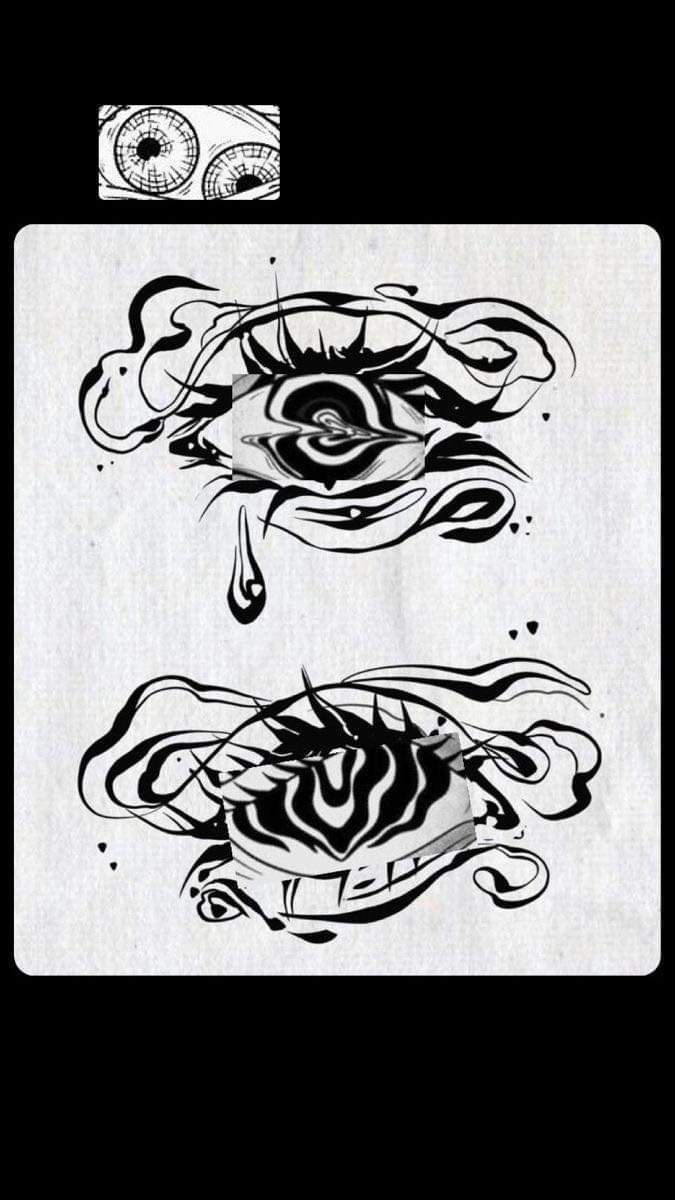 Distorted Tattoo, Wide Tattoo, Minimalistic Tattoo Ideas, Spiral Tattoos, Learn To Tattoo, Minimalistic Tattoo, Eyes Tattoo, Spiral Art, Flash Tattoo Designs