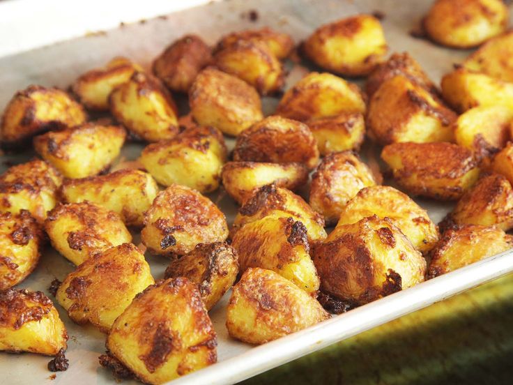 some fried food on a pan ready to be eaten