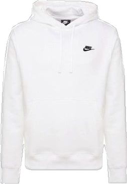 White Sports Hoodie, White Nike Hoodie For Sports Events, Nike White Hoodie For Sports Events, White Hooded Sweatshirt For Light Sports, White Gym Sweatshirt For Fall, White Sweatshirt For Gym In Fall, White Sweatshirt For Gym, Fall Season, Fall Gym White Sweatshirt, White Hoodie With Drawstring Hood