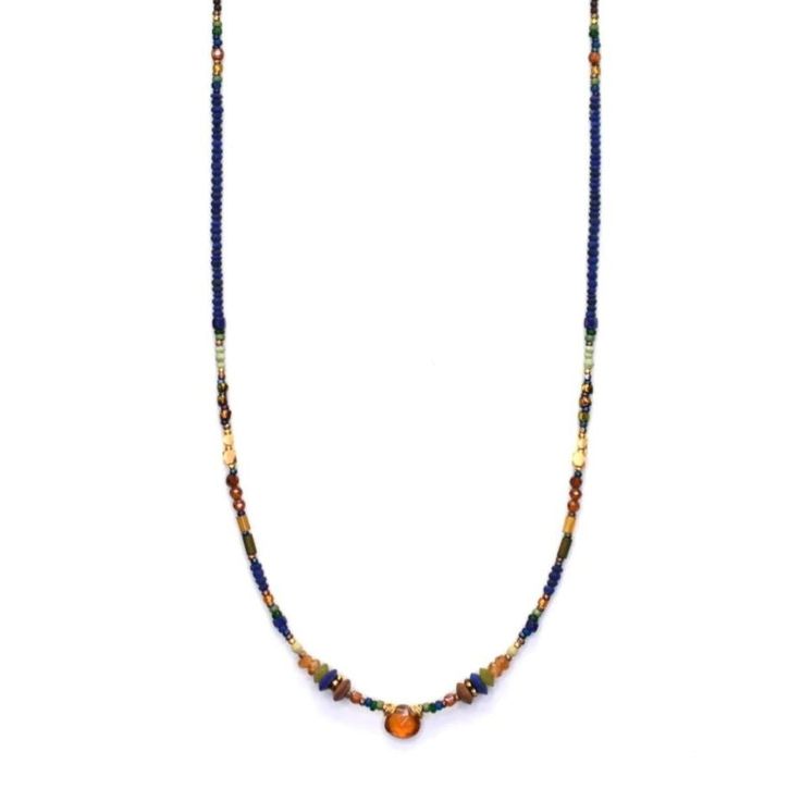 Madiera Citrine, Lapis, Jade & Serpentine Necklace with 18k Vermeil by Serpentine Necklace, Southern Colorado, 16 Necklace, Bracelets Patterns, Diy Bracelets Patterns, Vintage Beads, Antique Glass, Bracelet Patterns, Making Jewelry