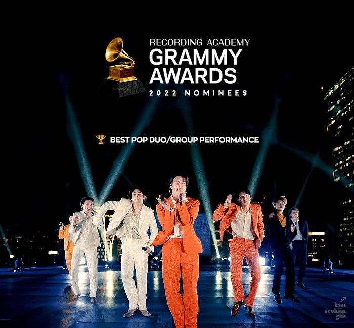 the best pop / group performance from the 2012 grammy awards is shown in this promotional image