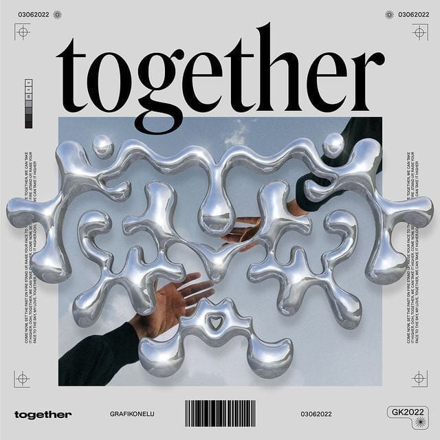 the front cover of together magazine, with hands reaching out to another person's hand