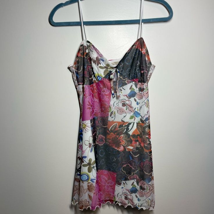 New Urban Outfitters Elodie Floral Patterned Printed Mesh Mini Dress Size M Nwt, Medium, Floral Multicolor. ‘90s-Look Mini Dress From Urban Outfitters. Sheer Mesh Topped With An Allover Print In An Empire Waist Silhouette Skinny Shoulder Straps At The Sweetheart Neckline And Tie Accent At The Bust. Lined. - 94% Polyester, 6% Spandex - Hand Wash Does Have Some Black Marks On Inside Of Bust Area As Shown Feminine Fitted Multicolor Mini Dress, Pink Patchwork Mini Dress For Spring, Fitted Patterned Mini Dress For Spring, Fitted Summer Dress With Patchwork, Feminine Multicolor Mini Dress For Daywear, Patterned Fitted Mini Dress For Day Out, Fitted Summer Patchwork Dresses, Urban Outfitters Pink Dress For A Day Out, Patchwork Fitted Summer Dresses