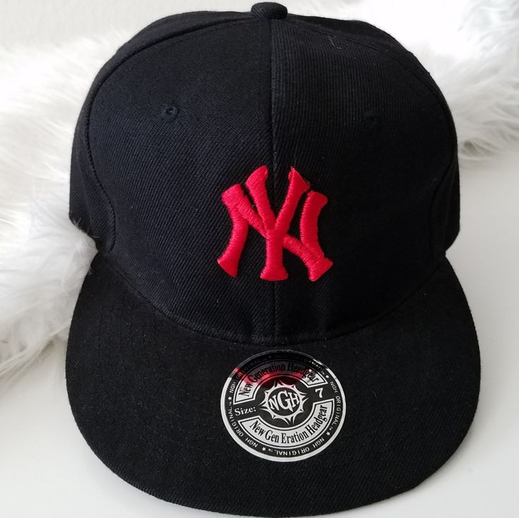 Ngh New York Black Men's Cap Nwt Red/Black New York Please View All Images. Don't Hesitate To Ask Questions. Always Open To Offers Bundle And Save On Shipping 01/303/06 Casual Black Fitted Hat With Letter Print, Casual Black Fitted Hat For Winter, Casual Winter Snapback Hat For Streetwear, Black Hip Hop Baseball Cap For Winter, Winter Hip Hop Black Baseball Cap, Luxury Black Men's Baseball Cap, Brown Leather Hat, Billabong Hat, Lids Hat