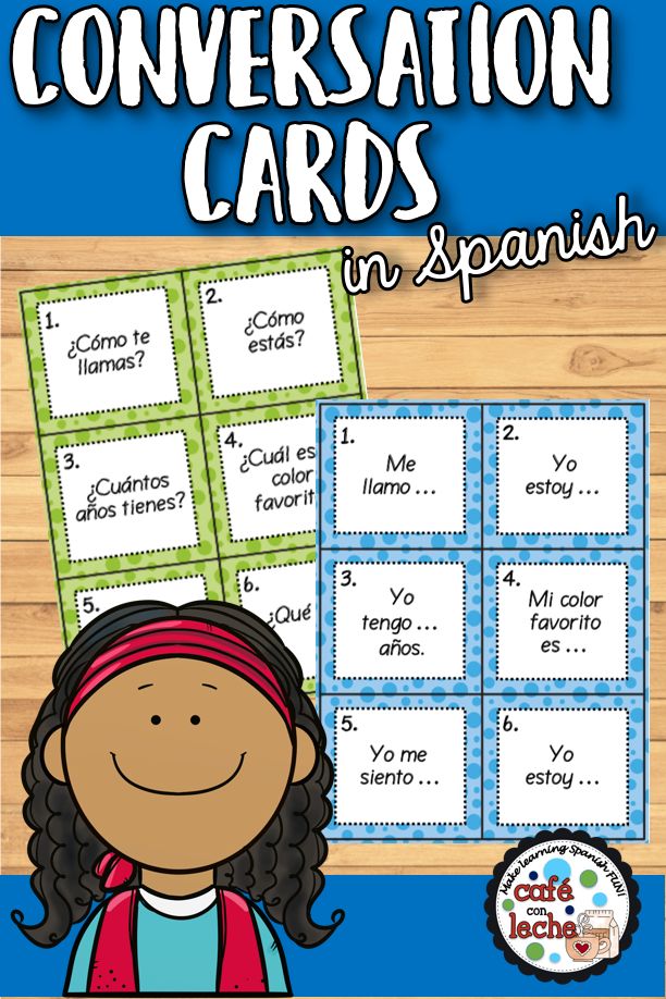 Have your students practice speaking Spanish with this set of conversations cards!!!  This set has 60 questions with their answers. They are great as a warm up activity. #speakingactivityinspanish #practicespanish #learnspanish #tpt Spanish Questions Conversation Starters, Initiating Conversation Activities, Spanish Games For Middle School, Spanish Call And Response, Spanish Preschool, Spanish Vocabulary Games, Spanish Questions, Speaking Spanish, Spanish Summer