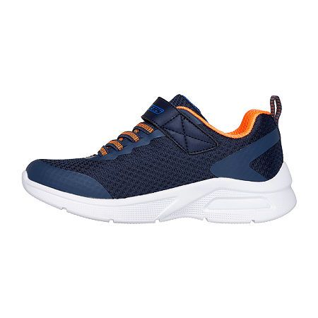 Add some extra comfy cushioning to a sporty style with Skechers Microspec Max. This lightweight design features a breathable athletic mesh and synthetic upper with stretch laces and a visible Skech-Air airbag midsole.Features: LightweightClosure Type: StrapUpper/Outer Base Material: 66% Textile, 34% SyntheticShoe Lining Material: PolyesterSole Material Content: 100% EvaShoe Strap Type: Adjustable StrapCountry of Origin: Imported Cushioned Athletic Fit Slip-on Sneakers For Jogging, Breathable Mesh Lace-up Walking Shoes For Sports, Sporty Slip-on Sneakers With Breathable Mesh For Running, Functional Breathable Mesh Slip-on Sneakers For Sports, Breathable Mesh Lace-up Walking Shoes For Training, Sporty Breathable Slip-on Sneakers For Light Sports, Breathable Slip-on Sneakers For Light Sports, Fade-resistant Mesh Running Shoes For Jogging, Breathable Slip-on Sneakers With Cushioned Footbed For Sports