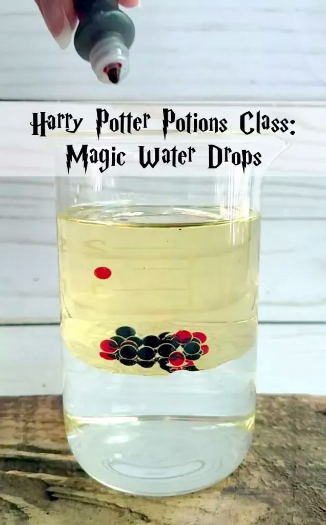 harry potter potions class magic water drops