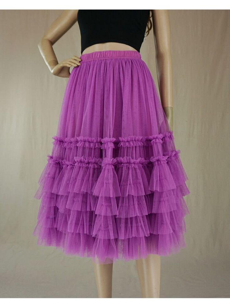 Romantic Layered Tulle Maxi Skirthandmade Stretch High Waist - Etsy Elegant Tulle Skirt With Ruffles, Ruffled Flared Maxi Skirt For Party, Flared Maxi Skirt With Ruffles For Party, Party Petticoat With Tiered Ruffles, Party Midi Skirt With Ruffles, Flowy Ruffled Maxi Skirt For Prom, Party Tiered Voluminous Skirt, Ruffled Voluminous Skirt For Prom, Prom Ruffled Voluminous Skirt