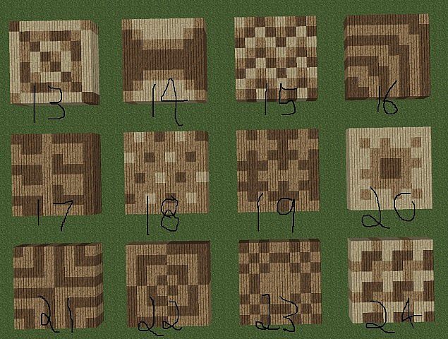 several squares and numbers are shown in the same pattern as each one is drawn out