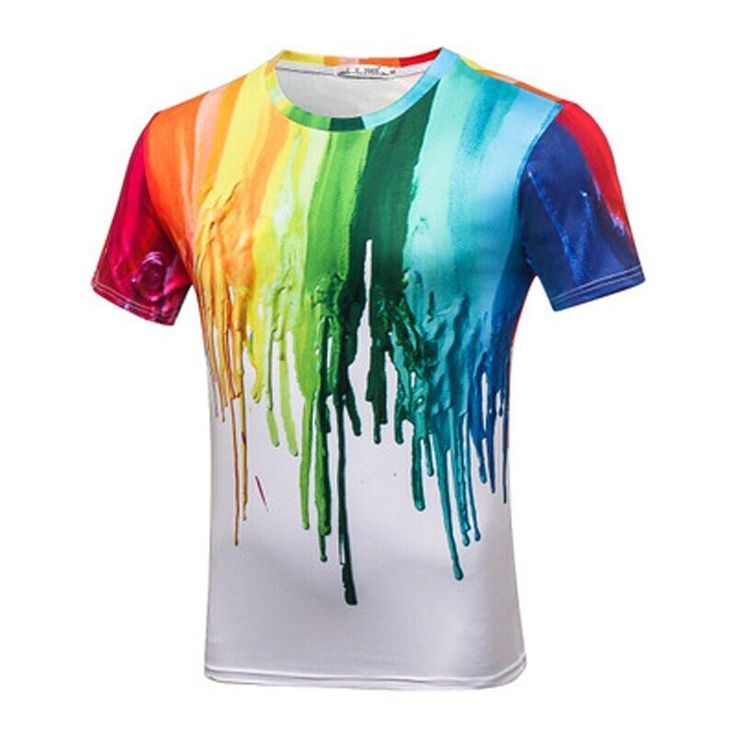 shirt Painted Shorts, Mode Casual, Stylish Mens Outfits, Tee Shirt Homme, Mens Clothes, Mens Tee Shirts, 3d T Shirts, Mens Crew Neck, Crew Neck Tee