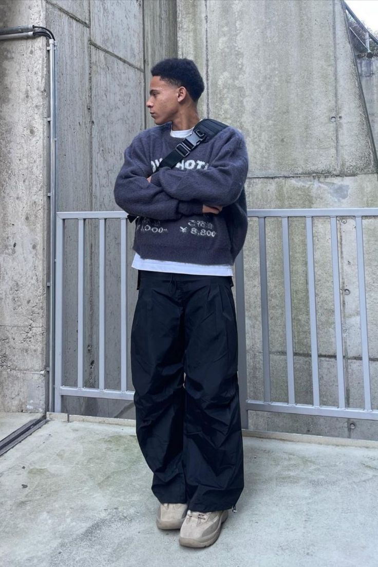 Yeezy Desert Boots Outfit, Baggy Clothes Men, Street Wear Outfit Ideas, Baggy Clothes Outfit Men, Baggy Outfits Men, Style Outfits Fall, Outfits Aesthetic Winter, Street Wear Men, Winter Street Wear