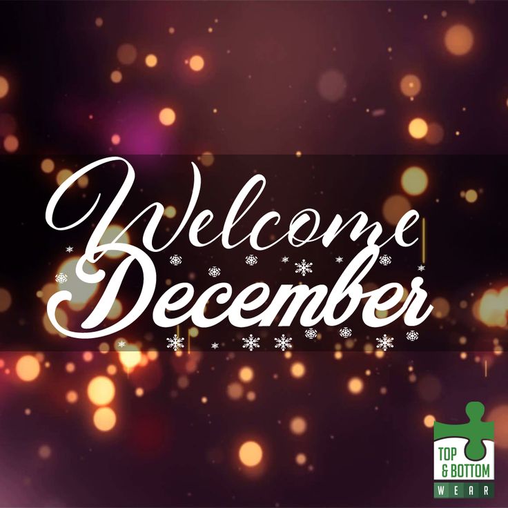 a welcome sign with snowflakes on it and the words'welcome december '