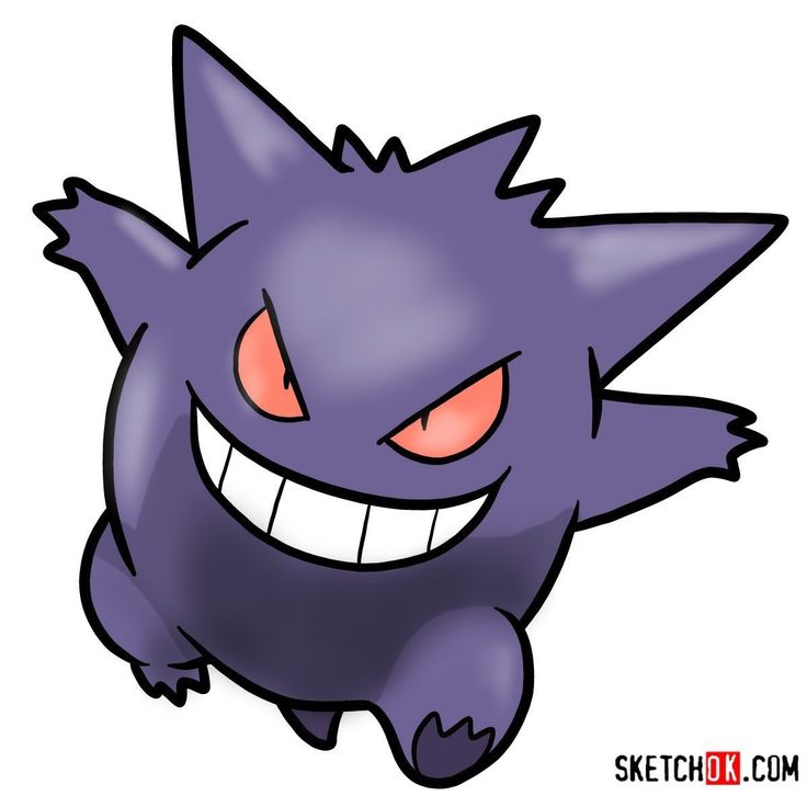 an image of a cartoon character with big eyes and fangs on it's face