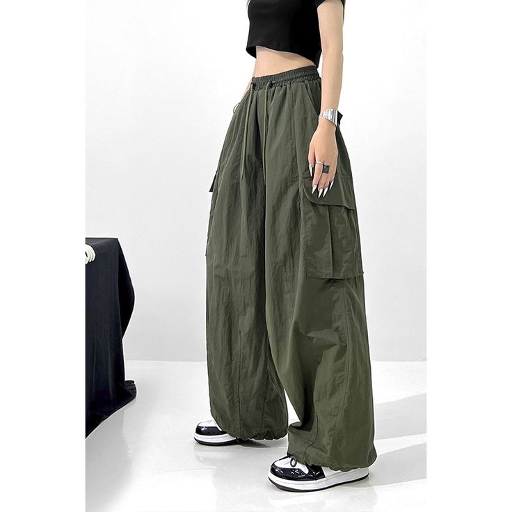 N-077-06 High Waist Cargo Pants, Waist Cargo Pants, Army Green, Cargo Pants, Womens Bottoms, The Selection, High Waist, Spring Summer, High Waisted