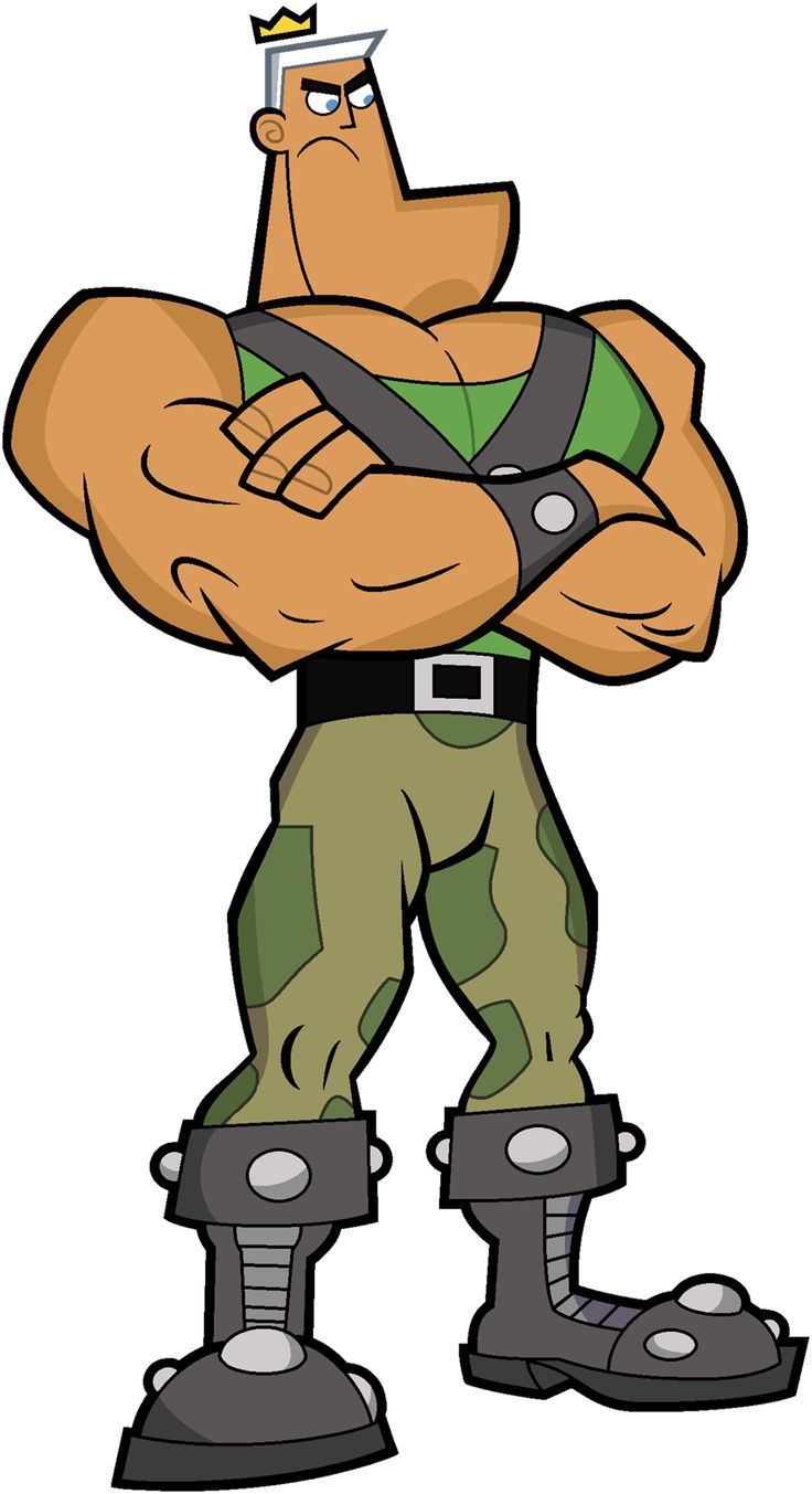 an image of a cartoon character with his arms crossed and hands on his hipss