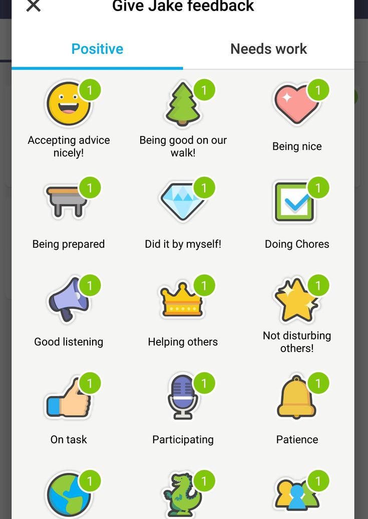 an app showing the different types of stickers that can be used on your phone