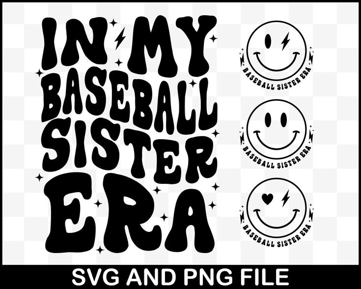 i'm my baseball sister era svg and png file