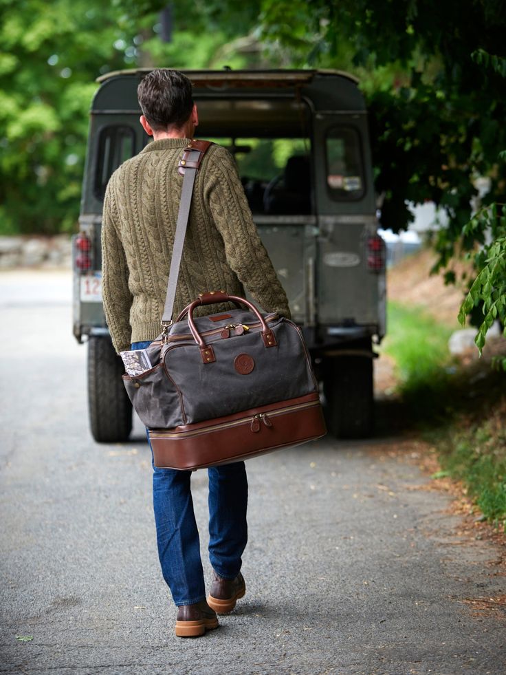 Wellington Lodge Duffle Weston Table Duck Canvas Duffle Bag For Overnight Trips, Weekender Bag In Coated Canvas For Overnight Trips, Weekender Bag For Overnight Trips With Coated Canvas, Classic Waxed Weekender Bag For Overnight Trips, Classic Coated Canvas Luggage For Overnight Trips, Classic Travel Bag With Waxed Finish For Overnight Trips, Classic Canvas Weekender Bag For Overnight Trips, Classic Weekender Bag For Overnight Trips With Waxed Finish, Waxed Coated Canvas Weekender Bag For Travel