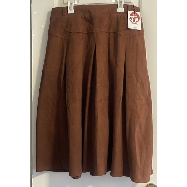 Tanming Women's High Waist A-Line Midi Skirt Camel Size Large. Condition Is New With Tags. Shipped With Usps Ground Advantage. High Waist Brown Skirt, High Waist Brown Skirt With Pockets, Brown High Waist Pleated Skirt, High-waist Fitted Brown Pleated Skirt, Casual Brown Pleated Skirt Bottoms, High Waist Flowy Brown Skirt, Pleated Brown Bottoms For Fall, Brown Fitted High-waist Pleated Skirt, Brown Fitted High Waist Pleated Skirt