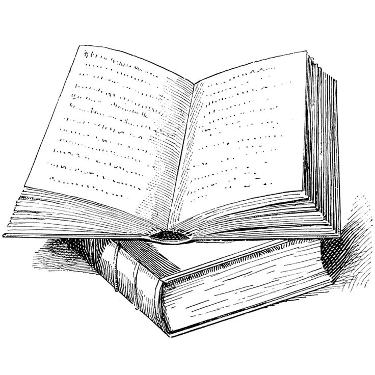 an open book sitting on top of each other with the pages folded in half, vintage line drawing or engraving illustration