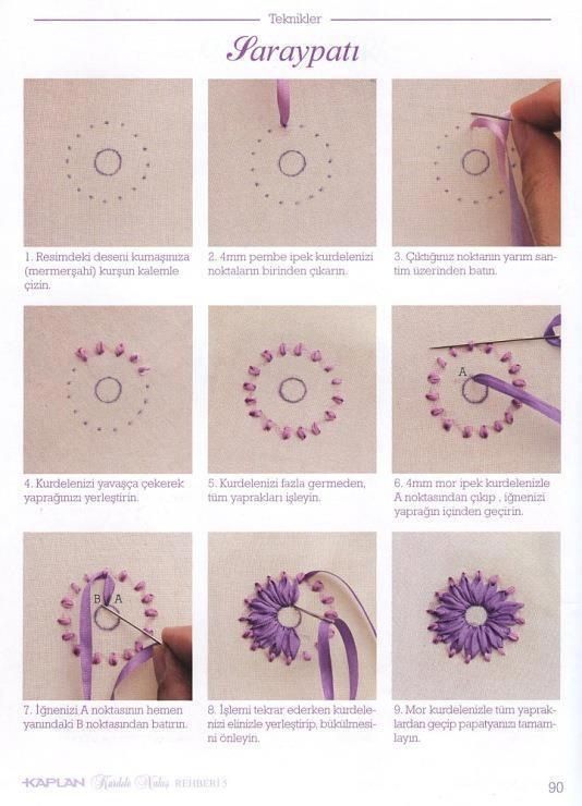 instructions to make an ornament with beads and ribbon