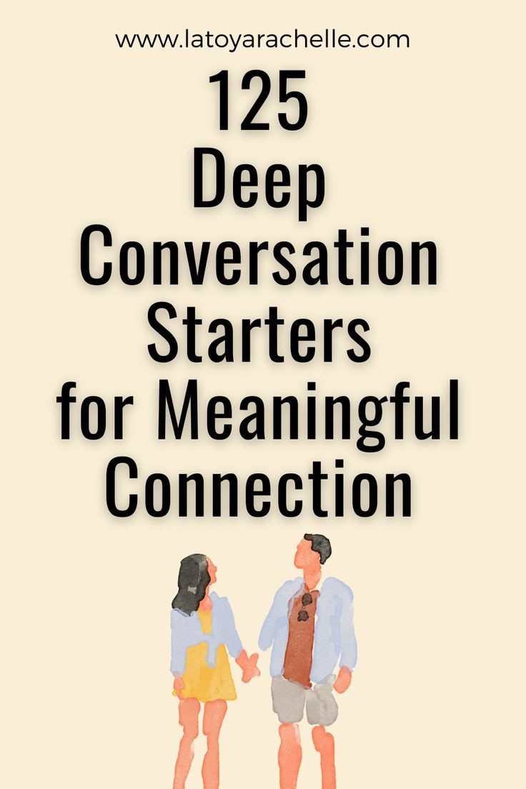 text reads - 125 Deep Conversation Starters for Meaningful Connection Deep Convo Starters, Deep Questions To Ask Friends, Conversation Topics For Couples, Questions To Ask Friends, Convo Starters, Conversations Starters, Deep Conversation Topics, Partner Questions, Deep Conversation Starters