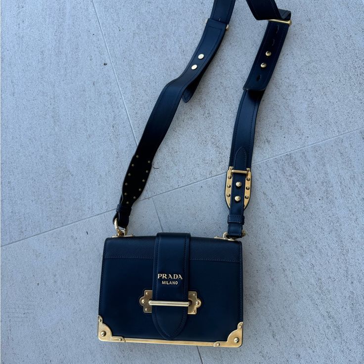 Perfect Condition, Purchased In Las Vegas, Authenticity Card And Dust Bag Included. Medium Size, Prada Bag, Las Vegas, Dust Bag, Prada, Bag Lady, Black