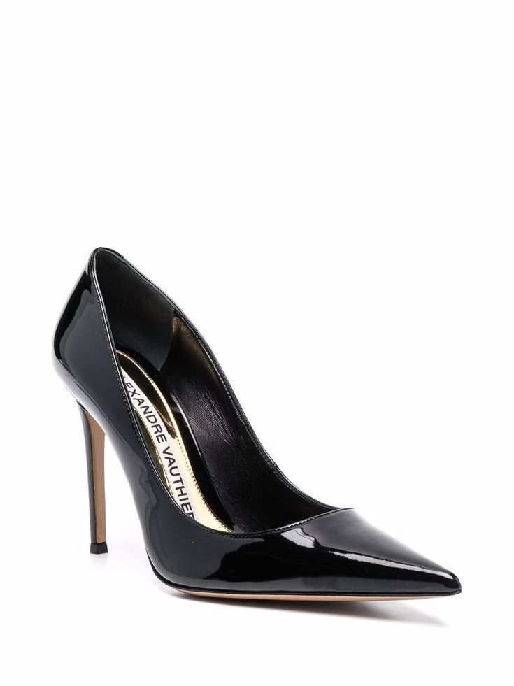 Alexandre Vauthier Alex Patent Leather Pumps - Farfetch