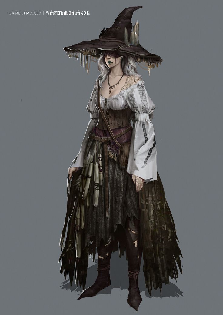 a woman in a witch costume with a large hat on her head and long legs